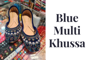 Blue Multi Khussa