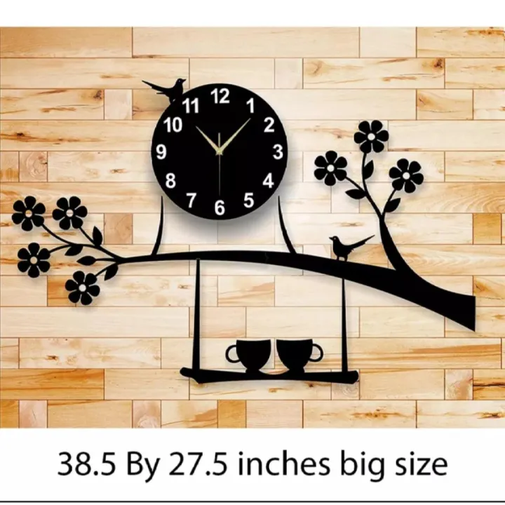 Creative Wooden Wall Clock
